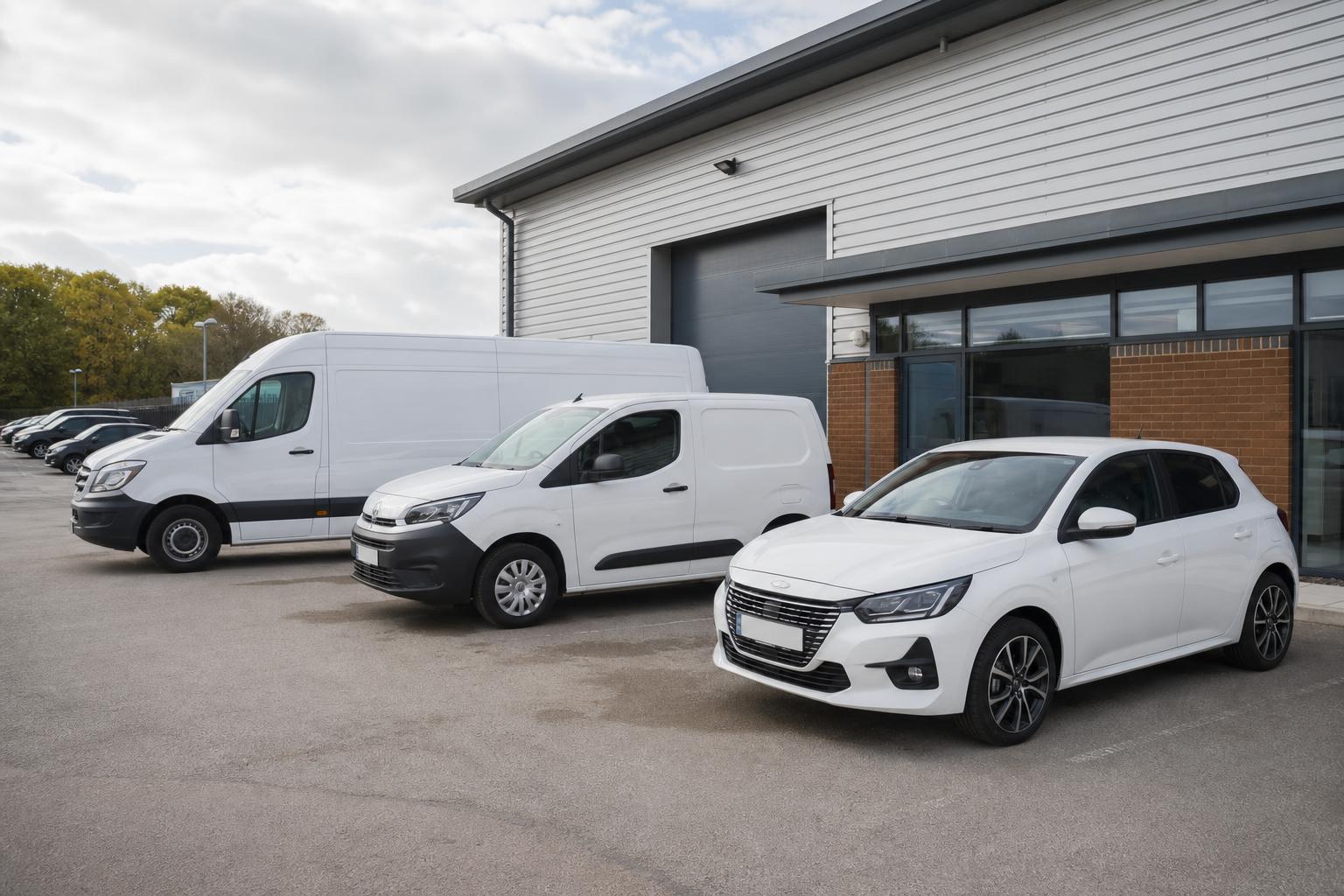 Rental vans and cars available for hire in North Stoneham